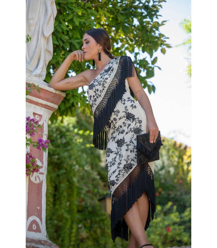 Zebra Chiffon Dress