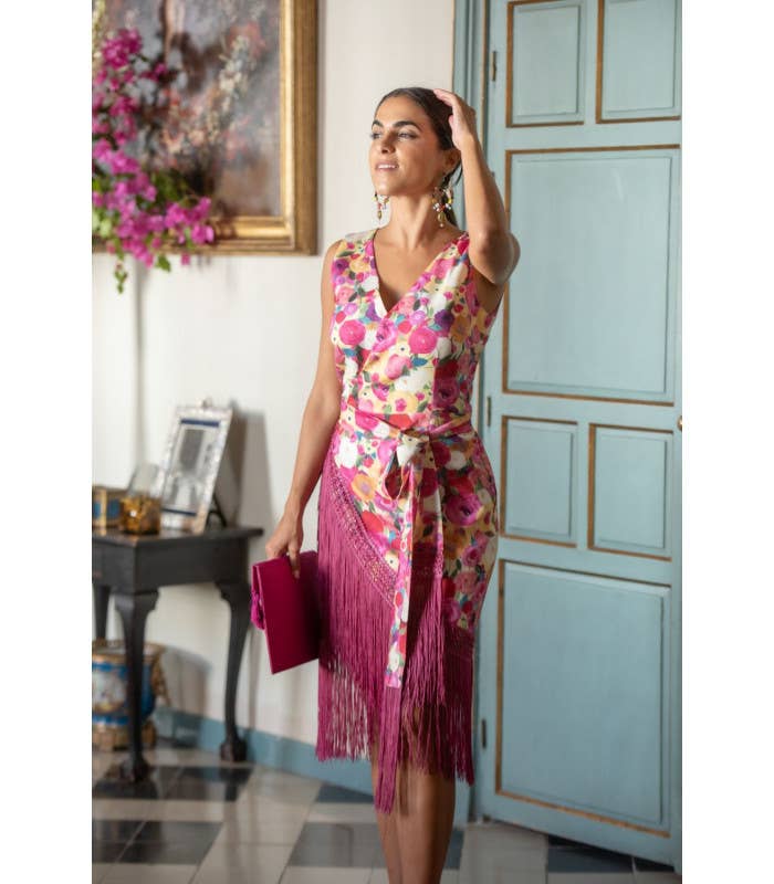 Magnolia Fringe Dress