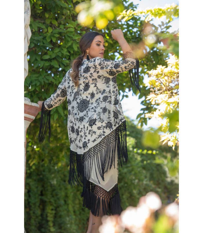 Zebra Chiffon Dress