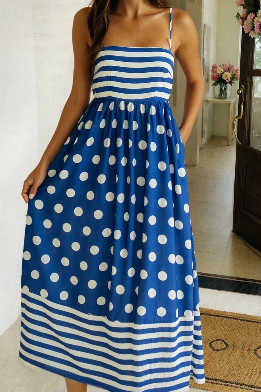 Polka Stripe Dress