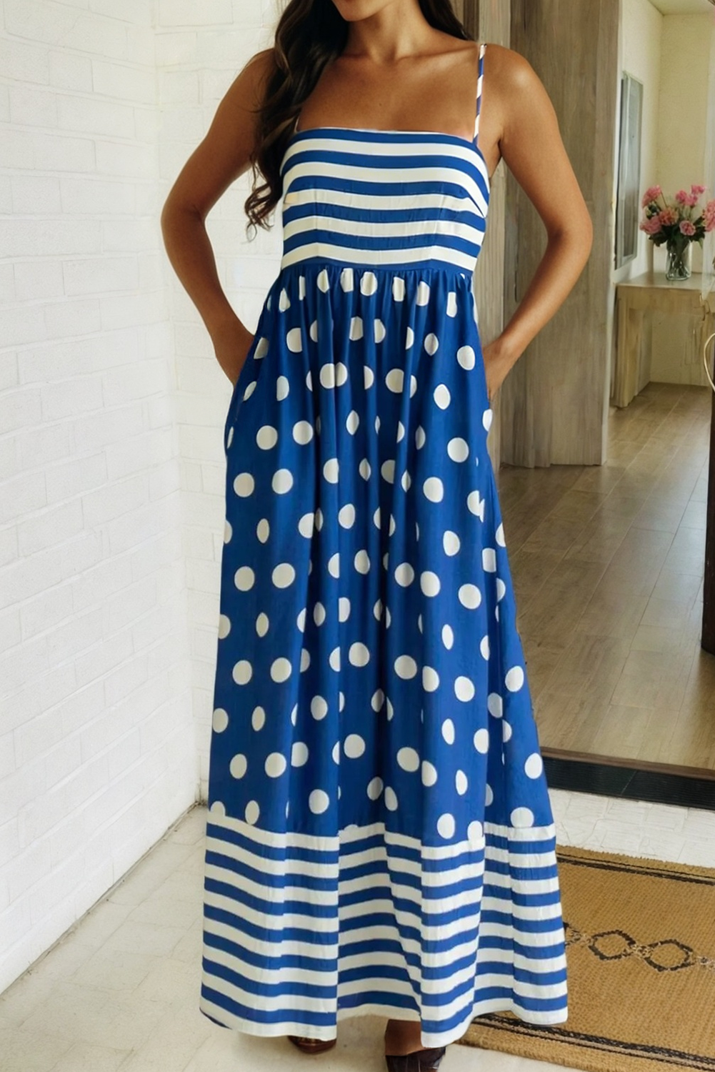 Polka Stripe Dress