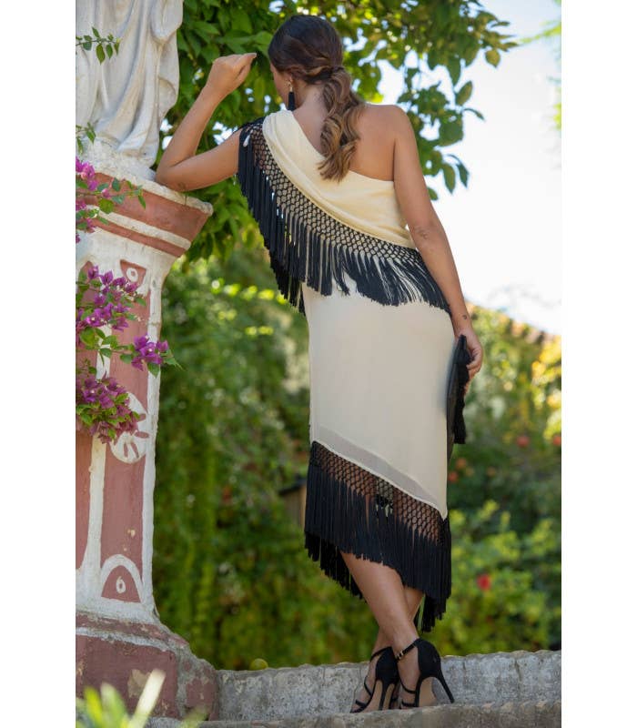 Zebra Chiffon Dress