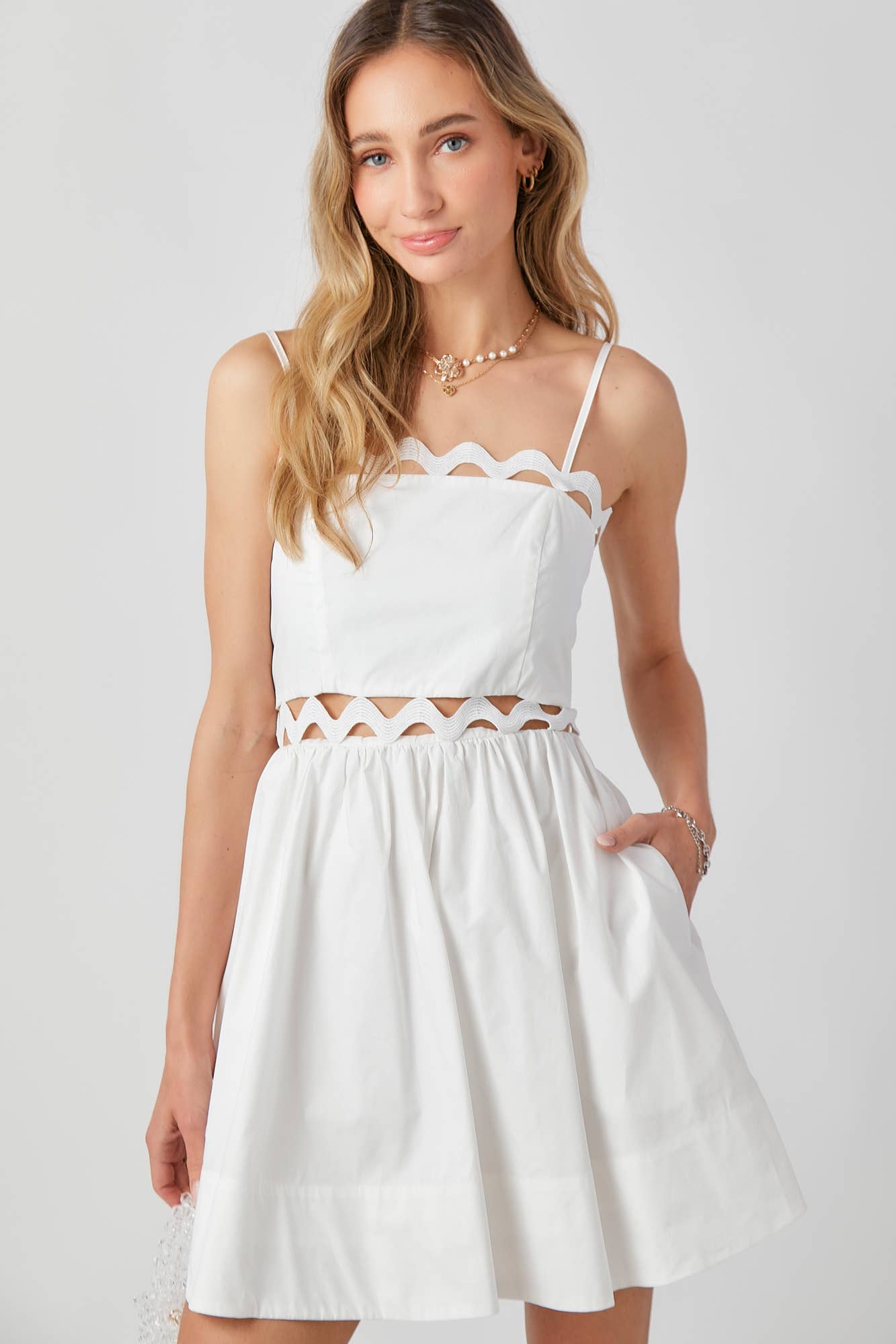Lace Trim Posie Dress