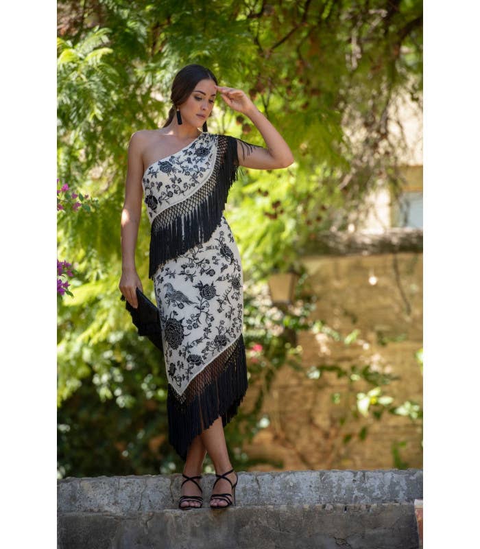 Zebra Chiffon Dress