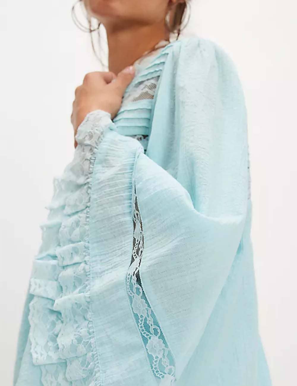 Eyelets Lace Blouse